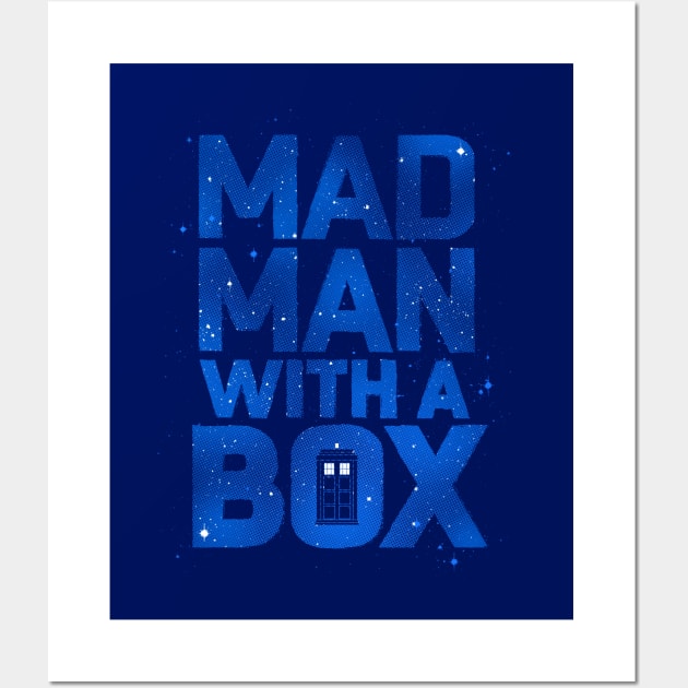 Mad Man with a Box Wall Art by CoryFreemanDesign